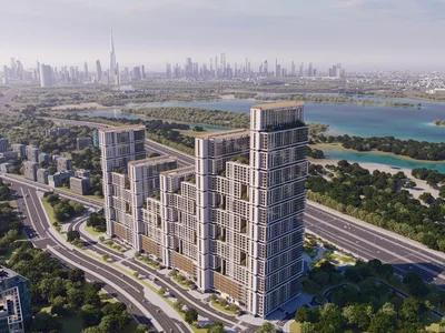 Wohnanlage Sobha One — new residence by Sobha Realty with a golf course and a spa center in Ras Al Khor Industrial Area, Dubai