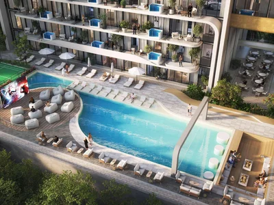 Complejo residencial New residential complex Vivanti Residences with excellent infrastructure in the Jumeirah Village Circle area, Dubai, UAE