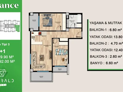 Dzielnica mieszkaniowa Apartments with 20% discount in the complex in Emerald Elegance near the sea.