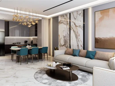 Residential complex New project Samana Hills South with swimming pools, a wellness center and gardens close to a highway, Dubai South, Dubai, UAE