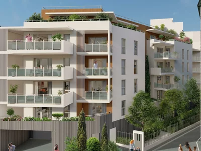 New residential complex with a parking in the Riquier area, Nice, Cote d'Azur, France