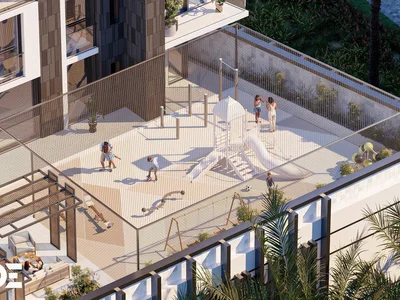 Residential complex Modern residential complex Greygate Residences with a pool and other amenities in Jumeirah Village Circle, Dubai, UAE