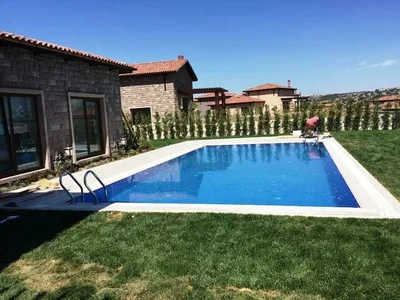 Wohnanlage Complex of villas with swimming pools and a panoramic view, Istanbul, Turkey