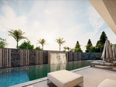 Zespół mieszkaniowy New complex of furnished villas with a swimming pool and a spa at 250 meters from the promenade, Fethiye, Turkey