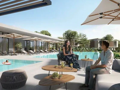 Wohnanlage New complex of townhouses Shamsa with swimming pools and a nature reserve, Expo City, Dubai, UAE