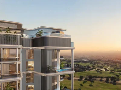 Complejo residencial New complex Golf Grove with a swimming pool, panoramic views and a club, Dubai Production city, Dubai, UAE