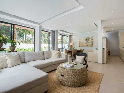 Residential complex Gated complex of villas with swimming pools in the convenient area of Bo Phut, Samui, Thailand