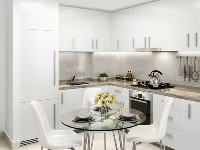 Wohnanlage High-quality residence Creek Views 1 with a swimming pool close to the international airport, Al Jaddaf, Dubai, UAE