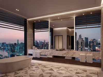 Wohnanlage New high-rise complex of apartments with private swimming pools and panoramic views Vela Viento, Business Bay, Dubai, UAE
