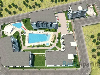 Barrio residencial Contemporary seafront apartment in Alanya