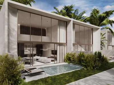 Wohnanlage Complex of villas with a view of the ocean, a restaurant and a spa center close to beaches, Bali, Indonesia