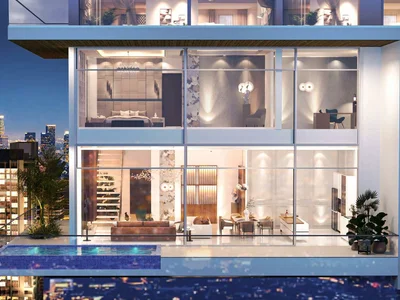 Residential complex Villas with views of the city, sea and lakes in the complex Sky Villas with developed infrastructure, JLT, Dubai, UAE