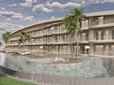 Zespół mieszkaniowy New low-rise residence with swimming pools and an underground garage at 900 meters from the beach, Antalya, Turkey