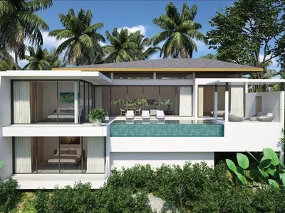Complexe résidentiel New complex of villas with swimming pools 3 minutes away from a golf course and close to Maenam Beach, Samui, Thailand