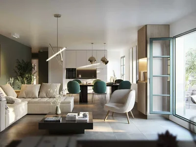 Zespół mieszkaniowy New residential complex near the sea in the historic center of Nice, Cote d'Azur, France