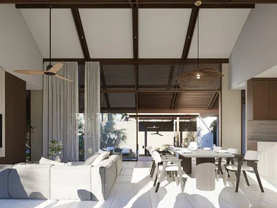 Zespół mieszkaniowy Complex of villas with swimming pools and gardens close to beaches and piers, Samui, Thailand