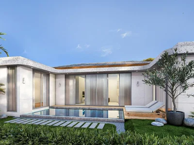 Complexe résidentiel New residential complex of mini villas with swimming pools in Si Sunthon, Phuket, Thailand