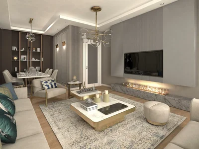 Residential complex Gated residence with swimming pools and gyms close to metro stations, Istanbul, Turkey