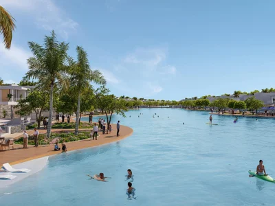 Complejo residencial New complex of villas Siniya Island with a private beach and a golf course, Al Seanneeah, Umm Al Quwain, Dubai, UAE