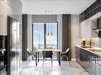 Zespół mieszkaniowy New residence with a swimming pool and hotel services near a metro station, in a quiet and prestigious area, Istanbul, Turkey