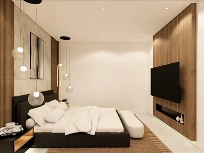 Complexe résidentiel New complex of villas with swimming pools and gardens close to beaches, Canggu, Bali, Indonesia