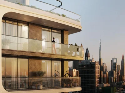 Zespół mieszkaniowy Modern residential complex Olivia Gardens with a good range of amenities in Jumeirah Garden City, Dubai, UAE