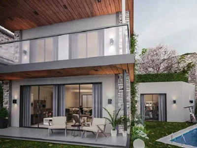 Complexe résidentiel New complex of villas with swimming pools and gardens in the center of Bodrum, Turkey