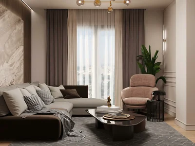 Zespół mieszkaniowy New residence with a swimming pool and kids' playground in the center of Istanbul, Turkey