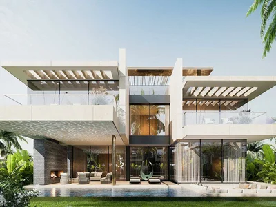 Wohnanlage New complex of furnished villas Mira Villas by Bentley Home with a lagoon, Meydan, Dubai, UAE