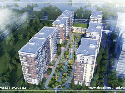 Apartment building Istanbul Kucukcekmece residence project