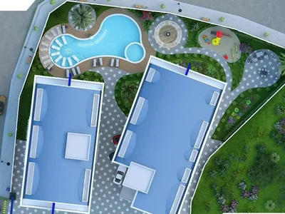 Wohnanlage Residential complex with swimming pool, gym and sauna, 2 km from the sea, Payallar, Turkey