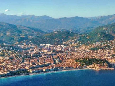 Zespół mieszkaniowy New residential complex near the port of Nice, Cote d'Azur, France