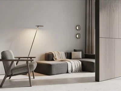Zespół mieszkaniowy New complex of furnished apartments with a swimming pool and a view of the ocean, Bali, Indonesia