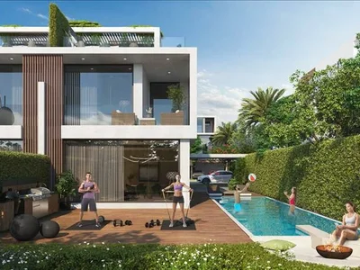 Complejo residencial New complex of townhouses Park Greens with a large park and a beach, Damac Hills, Dubai, UAE