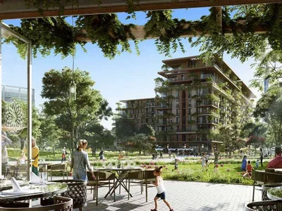 Residential complex Apartments Central Park by Meraas with panoramic views of a green park, near the beaches and the Burj Khalifa, City Walk area, Dubai, UAE