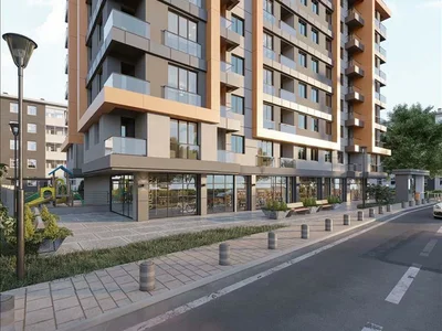 Complexe résidentiel New residence with a green area and picturesque views near the coast, Istanbul, Turkey