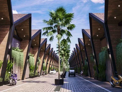 Complejo residencial Guarded complex of premium townhouses with swimming pools, Jalan Umalas, Bali, Indonesia