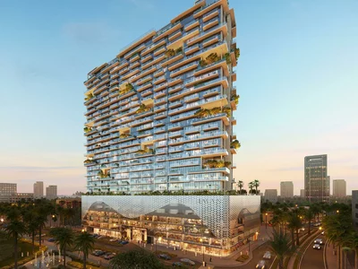 Complexe résidentiel New One Park Central Residence with swimming pools, a co-working area and around-the-clock security, JVC, Dubai, UAE