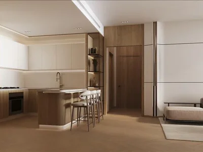 Zespół mieszkaniowy Apartments in the Hill Views residence with a pool and tennis court near Dubai Hills Mall in Dubai Science Park/Al Barsha South area, Dubai