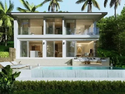 Complexe résidentiel New residential complex of luxury villas 10 minutes drive from Maenam beach, Koh Samui, Thailand