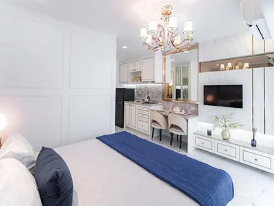 Zespół mieszkaniowy Residential complex with a swimming pool and restaurants, 1 minute away from Jomtien Beach, Pattaya, Thailand