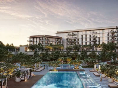 Complexe résidentiel New residence Ocean Star with a swimming pool near the marina, Mina Rashid, Dubai, UAE