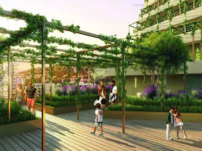 Zespół mieszkaniowy Modern residential complex in a new eco-quarter, Nice, Cote d'Azur, France