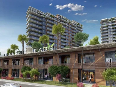 Residential complex New residence with swimming pool and a fitness center, Izmir, Turkey