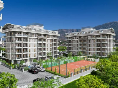 Жилой комплекс Новые апартаменты в 300 м от пляжа в районе Каргыджак