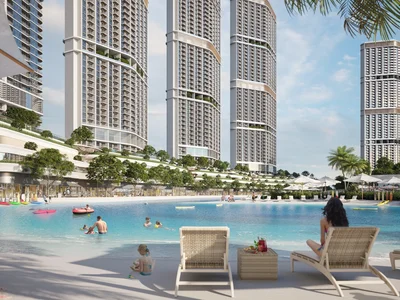 Residential complex Luxury apartments with panoramic views of the city, lagoons and beach, Nad Al Sheba 1, Dubai, UAE