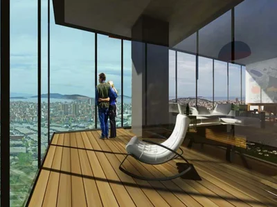 Complexe résidentiel High-rise residence with a swimming pool and a sports center near the coast, Istanbul, Turkey