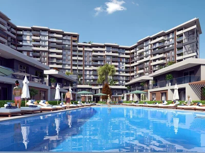 Residential complex Quality guarded residence with six swimming pools, a spa center and lounge areas, Izmir, Turkey