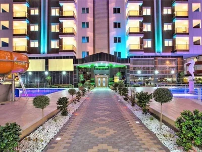 Dzielnica mieszkaniowa Furnished 1+1 apartment with sea view in Yenisey Residence complex.