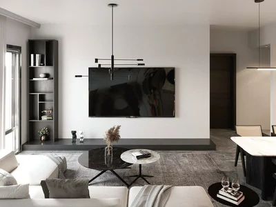 Complejo residencial New high-rise residence Lilium Tower with a swimming pool in the prestigious area of JVT, Dubai, UAE